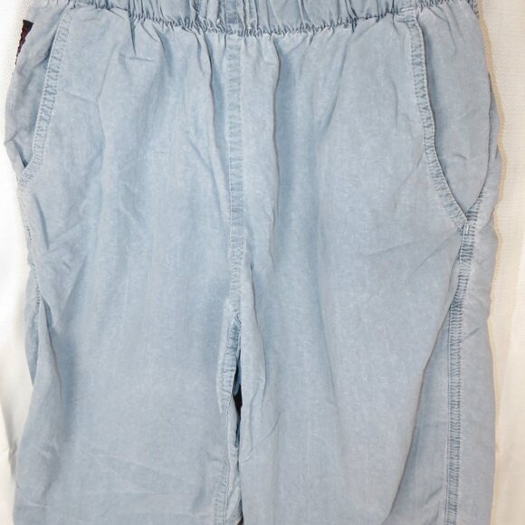 Gramicci Nylon Pants Elastic Waist Belted Pockets Blue Lightweight Medium VTG - Picture 2 of 16